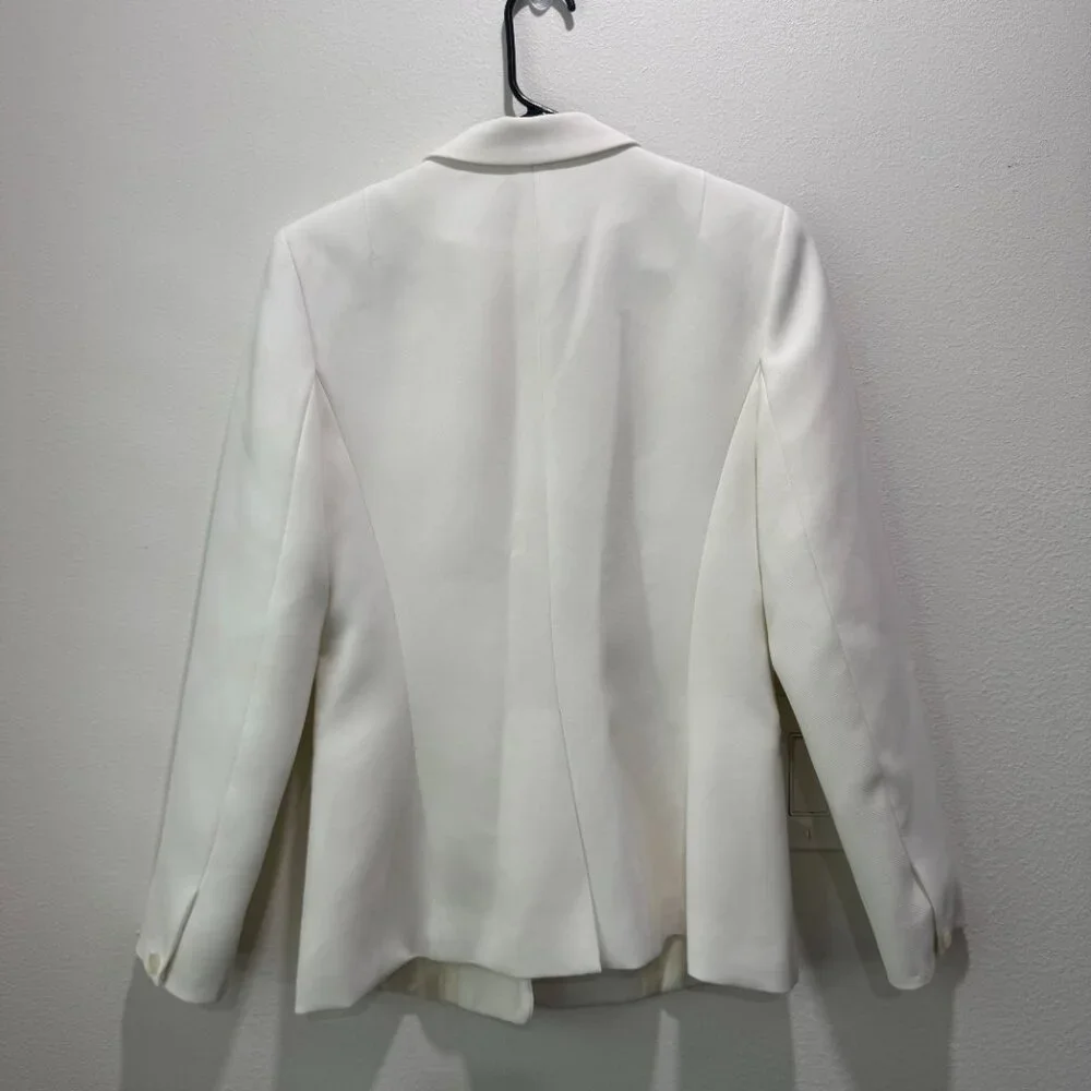 Reiss White Women's Myla Skirt Suit Set (Jacket + Skirt) (Size 6/8) - Picture 2 of 15